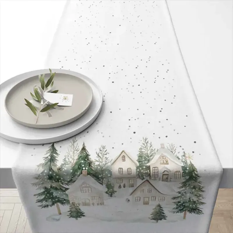 snowy houses tafelloper